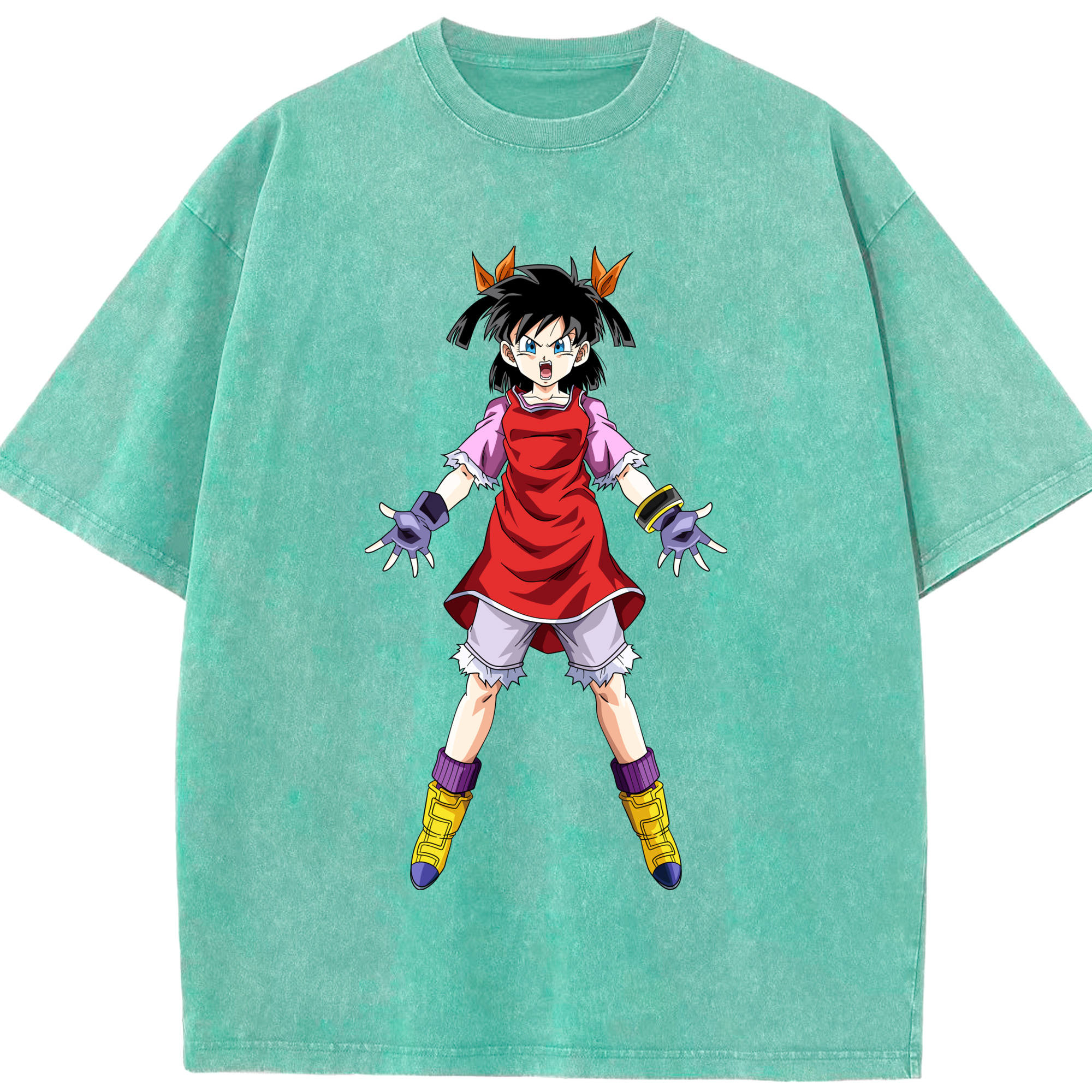 （画像用） ドラゴンボール パン DRAGON BALL Pan 綿100% ヴィンテージ風 半袖Tシャツ（フロントプリント）